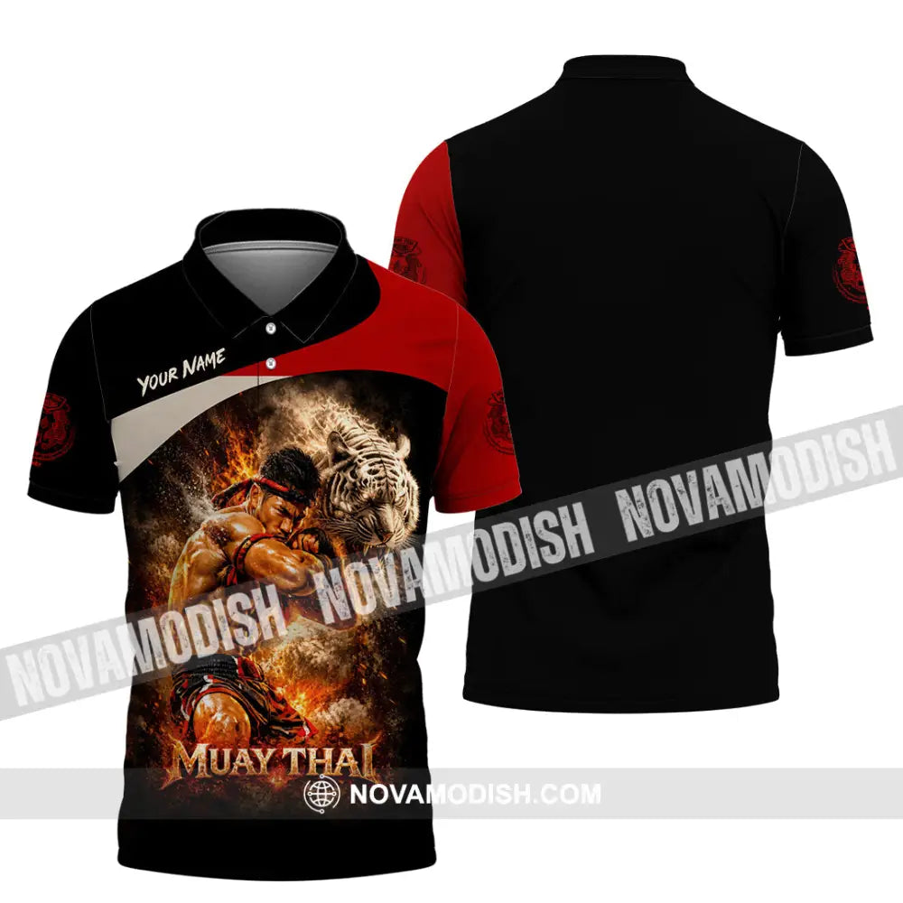 Unisex Shirt - Custom Muay Thai Shirt - Polo Shirt / S - T-shirt