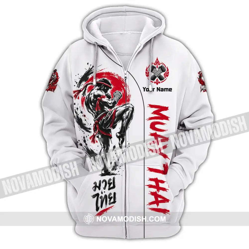Unisex Shirt - Custom Muay Thai Shirt - Zipper Hoodie / S - T-shirt