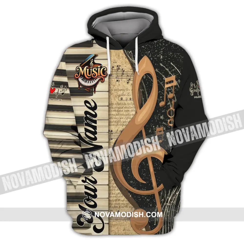 Unisex Shirt - Custom Music 3D Shirt Hoodie / S T-shirt