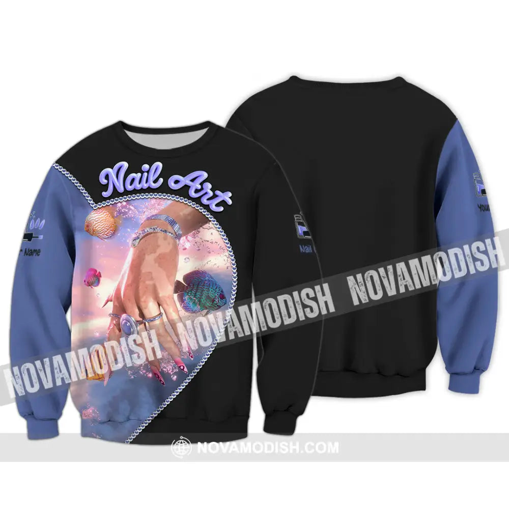 Unisex Shirt - Custom Nails Art Shirt Long Sleeve / S T-shirt