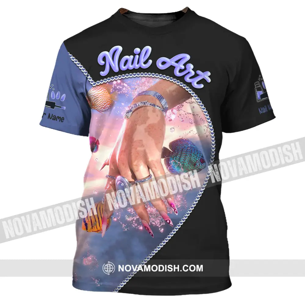 Unisex Shirt - Custom Nails Art Shirt T-Shirt / S T-shirt