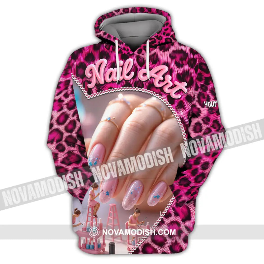 Unisex Shirt - Custom Nails Artist Shirt Hoodie / S T-shirt