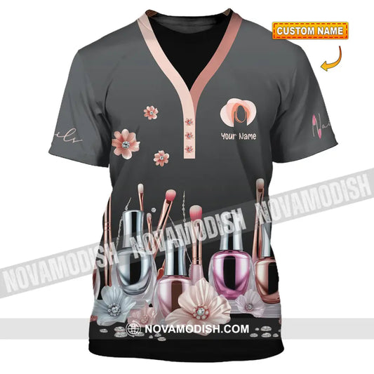 Unisex Shirt - Custom Nails Artist Shirt T-shirt