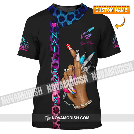 Unisex Shirt - Custom Nails Artist Shirt T-shirt