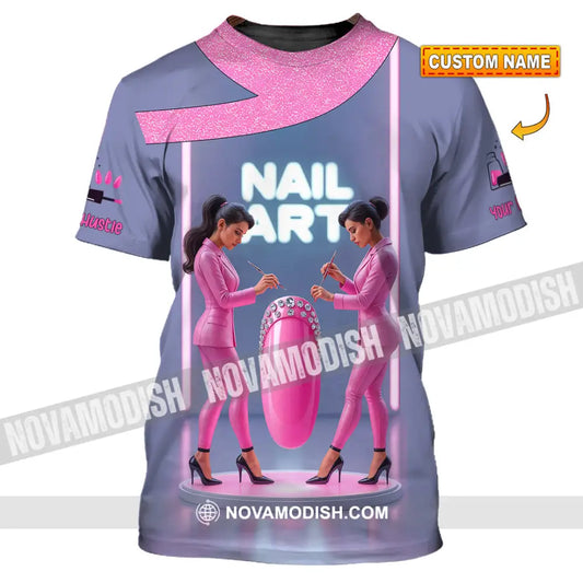 Unisex Shirt - Custom Nails Artist Shirt T-shirt