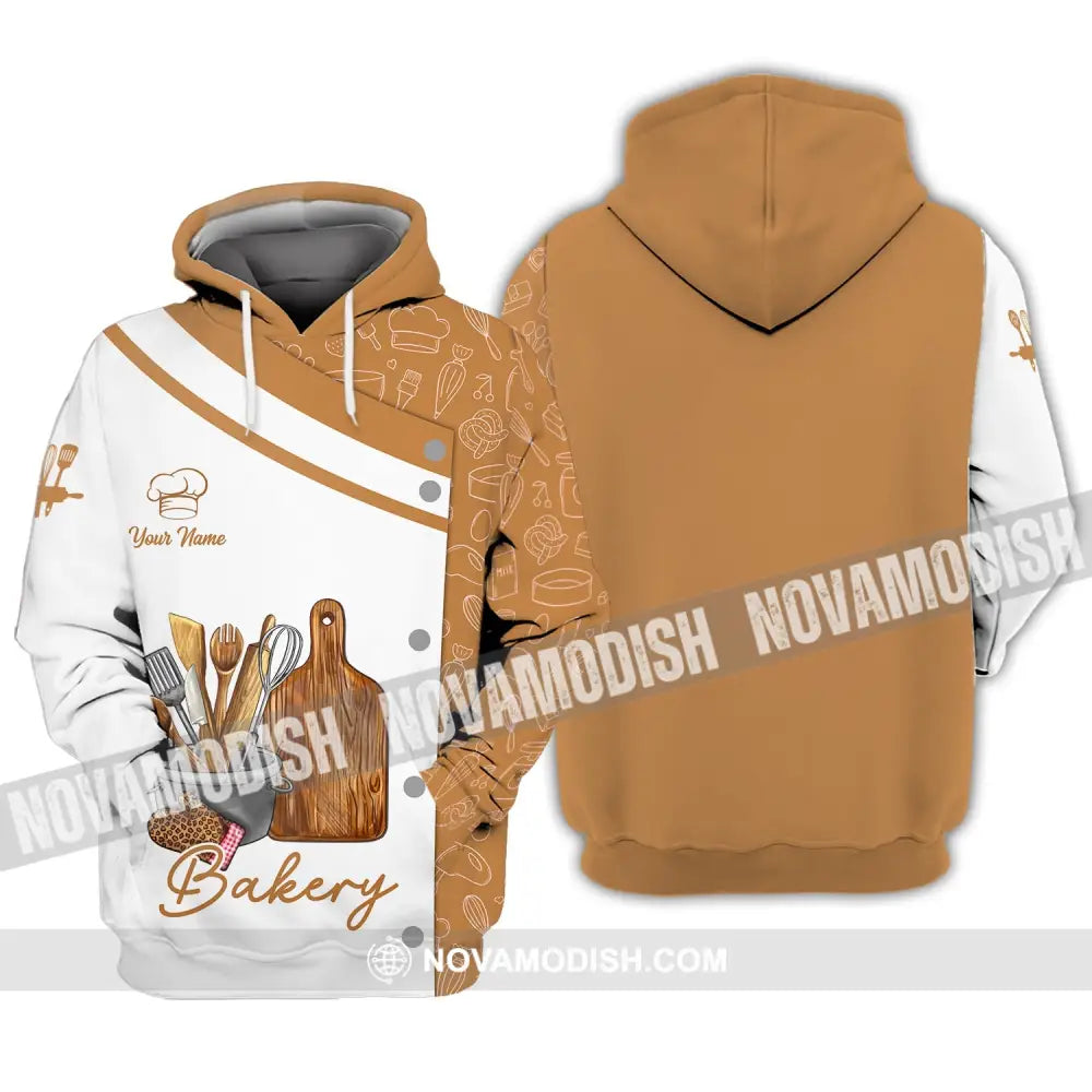 Unisex Shirt - Custom Name 3D Shirt - Bakery Shirt Hoodie / S T-shirt