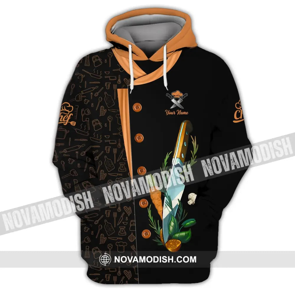 Unisex Shirt - Custom Name 3D Shirt - Kitchenware Vegetable Shirt Hoodie / S T-shirt