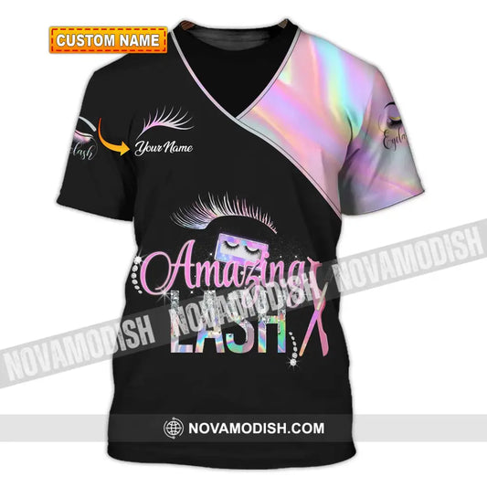 Unisex Shirt - Custom Name Shirt Amazing Lash T-shirt