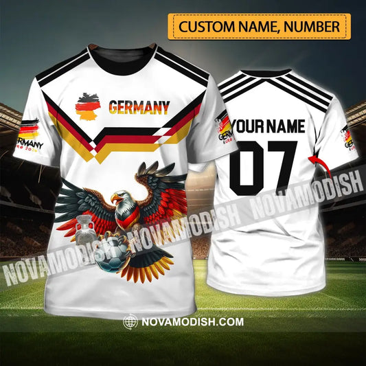 Unisex Shirt - Custom Name And Number 2024 Euro Cup Germany Team T-Shirt