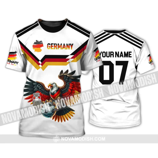 Unisex Shirt - Custom Name And Number 2024 Euro Cup Germany Team T-Shirt / S T-Shirt