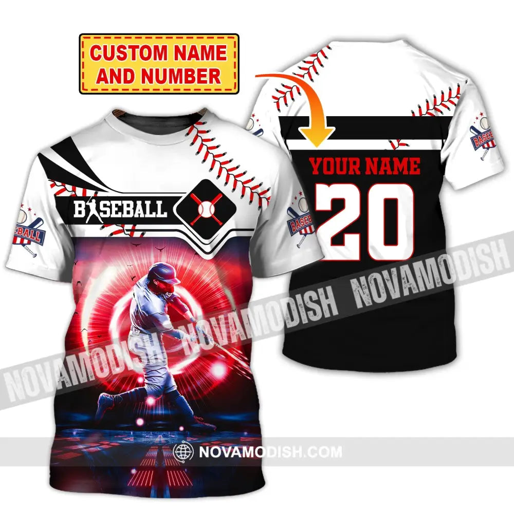 Unisex Shirt Custom Name And Number Baseball T-Shirt For Club Gift Players T-Shirt