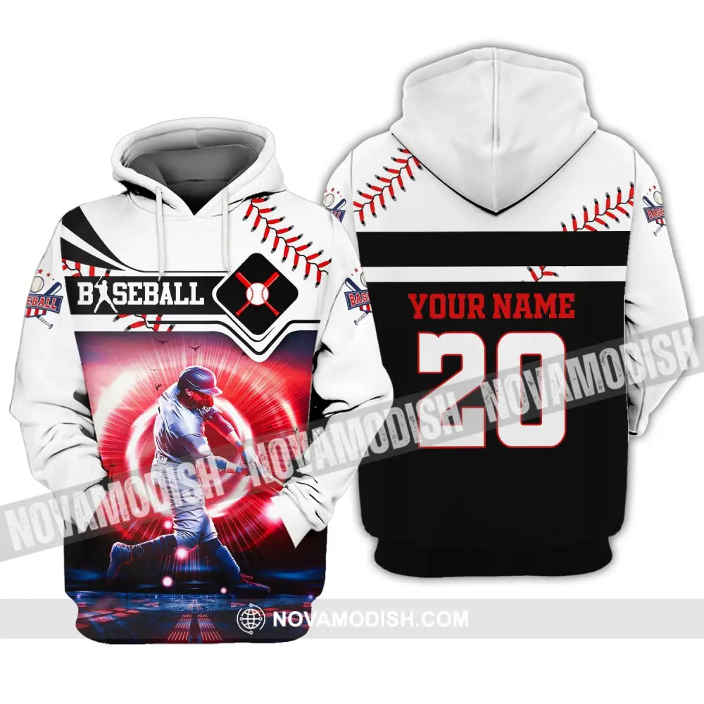 Unisex Shirt Custom Name And Number Baseball T-Shirt For Club Gift Players Hoodie / S T-Shirt