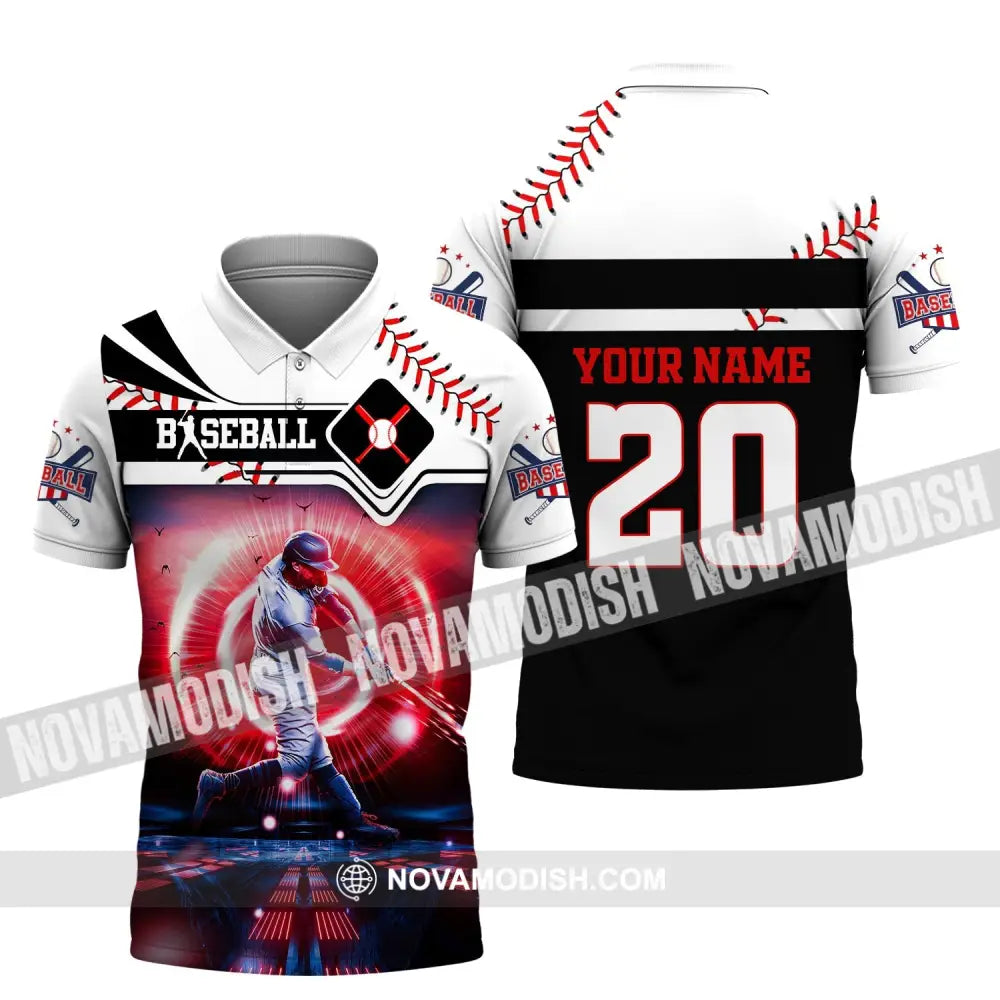 Unisex Shirt Custom Name And Number Baseball T-Shirt For Club Gift Players Polo / S T-Shirt