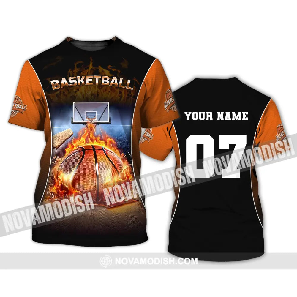 Unisex Shirt Custom Name And Number Basketball T-Shirt Gift For Player / S