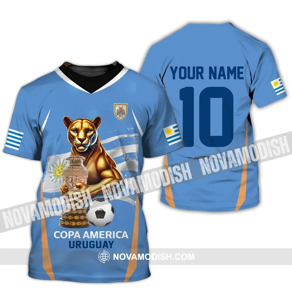 Unisex Shirt - Custom Name And Number Copa America Sport Uruguay T-Shirt / S T-Shirt