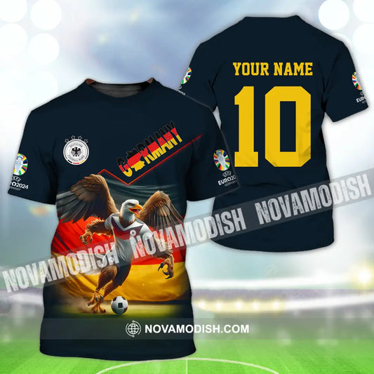 Unisex Shirt - Custom Name And Number Eagle Germany Euro 2024 T-Shirt / S T-shirt