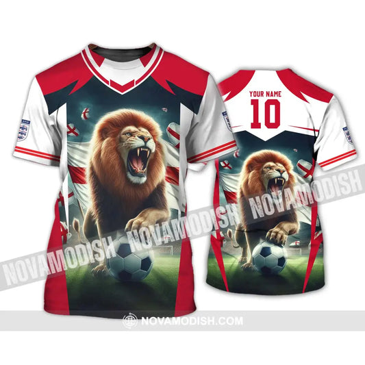 Unisex Shirt - Custom Name And Number England Euro Team Lover Shirt T-Shirt / S T-shirt