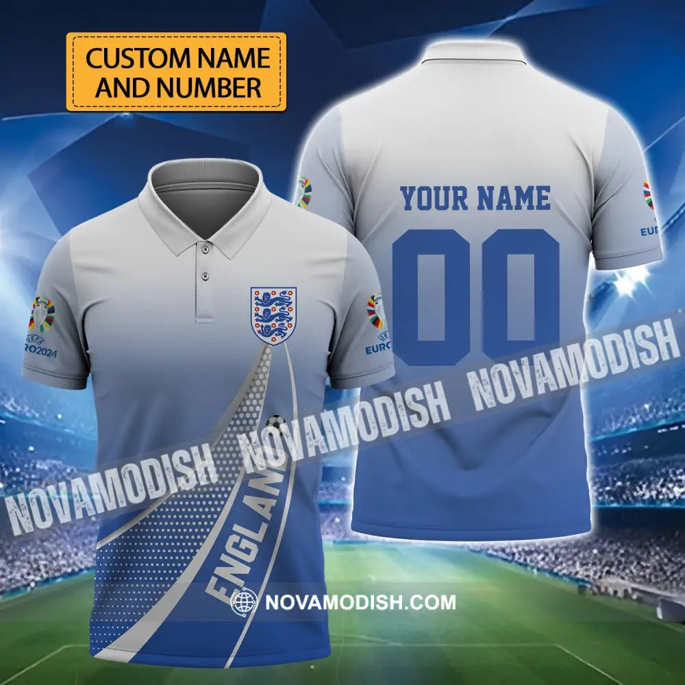 Unisex Shirt - Custom Name And Number England National Team Euro Shirt 2024 T-shirt