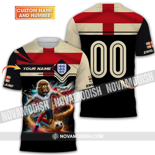 Unisex Shirt - Custom Name And Number Euro 2024 Shirt England T-shirt