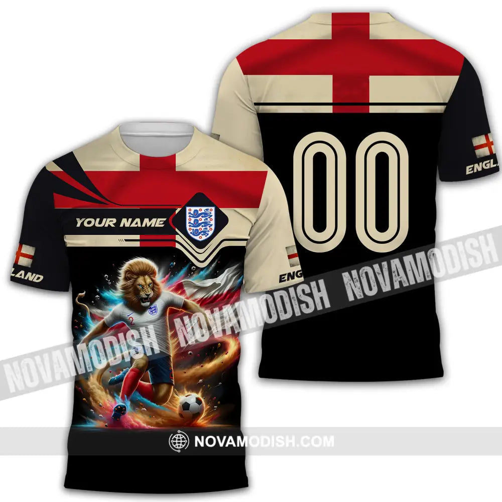 Unisex Shirt - Custom Name And Number Euro 2024 Shirt England T-Shirt / S T-shirt