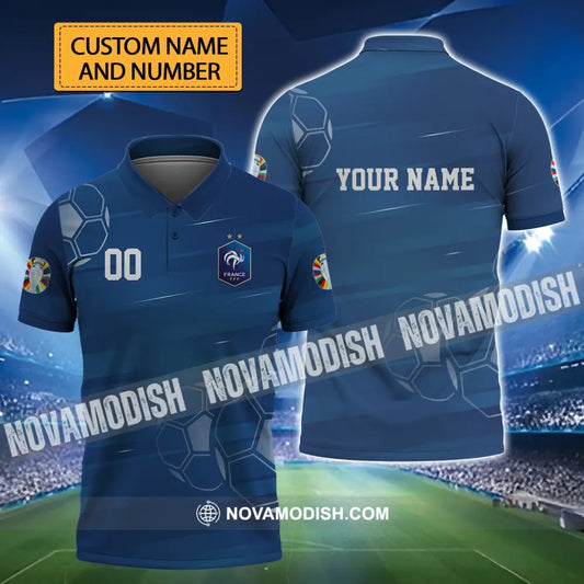Unisex Shirt - Custom Name And Number Euro 2024 Shirt France National Team T-shirt
