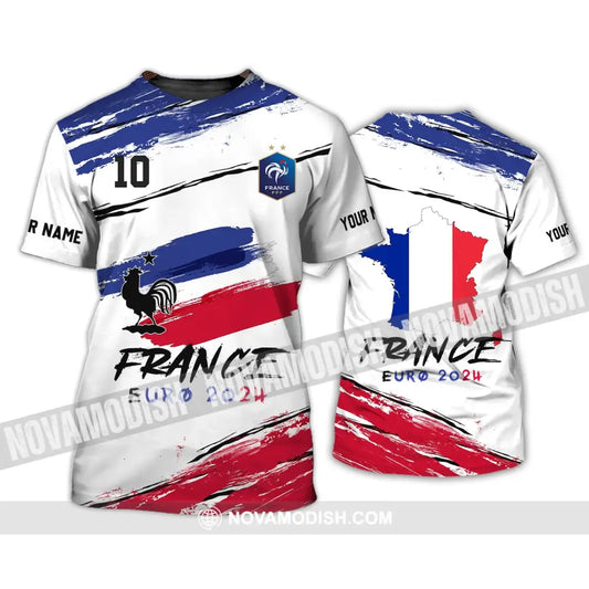 Unisex Shirt - Custom Name And Number Shirt Euro 2024 France T-Shirt / S T-shirt
