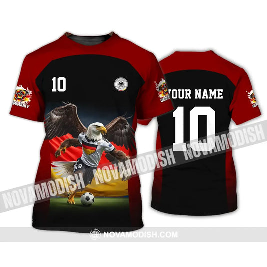 Unisex Shirt - Custom Name And Number Euro 2024 German Eagle Shirt T-Shirt / S T-shirt
