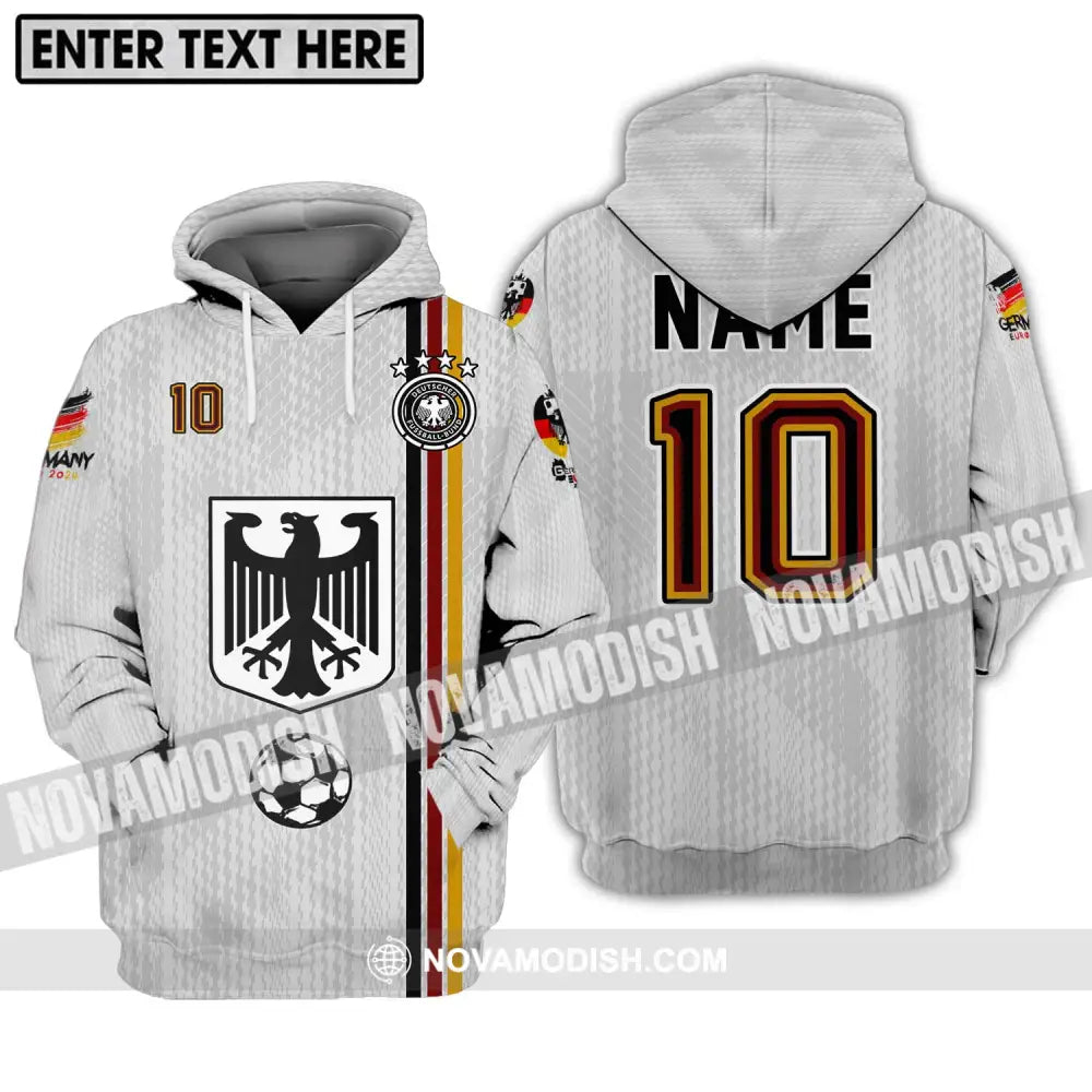 Unisex Shirt - Custom Name And Number Shirt Euro 2024 German Hoodie / S T-shirt