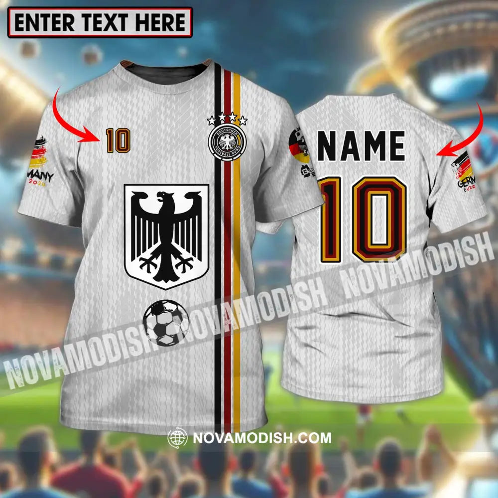 Unisex Shirt - Custom Name And Number Shirt Euro 2024 German T-shirt