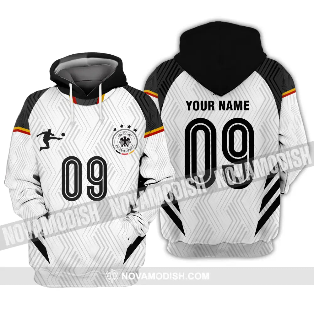 Unisex Shirt - Custom Name And Number Euro 2024 Shirt Germany Hoodie / S T-shirt