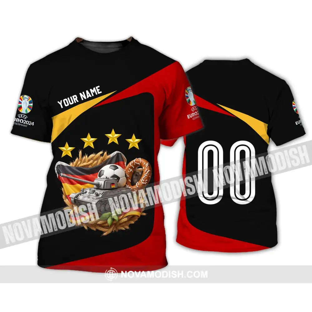 Unisex Shirt - Custom Name And Number Euro 2024 Shirt Germany National Team T-Shirt / S T-shirt