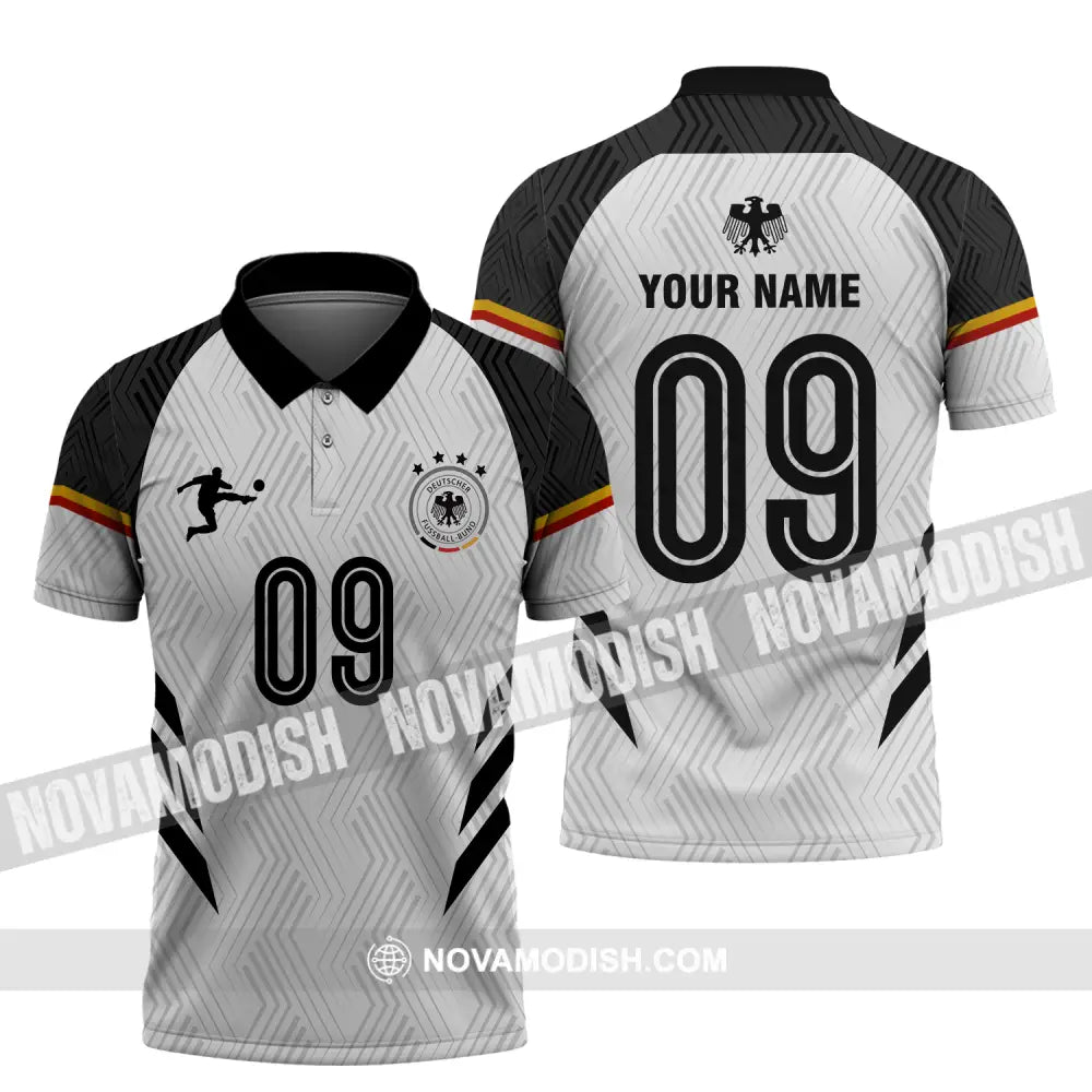 Unisex Shirt - Custom Name And Number Euro 2024 Shirt Germany Polo Shirt / S T-shirt