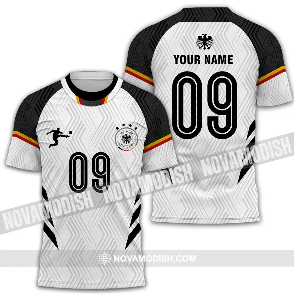 Unisex Shirt - Custom Name And Number Euro 2024 Shirt Germany T-Shirt / S T-shirt