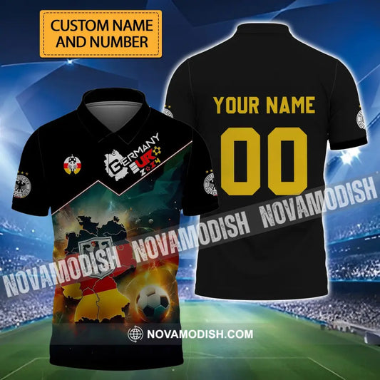 Unisex Shirt - Custom Name And Number Euro 2024 Germany Team Lover Shirt T-shirt