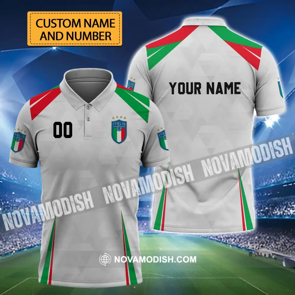 Unisex Shirt - Custom Name And Number Euro 2024 Shirt Italia Team T-shirt