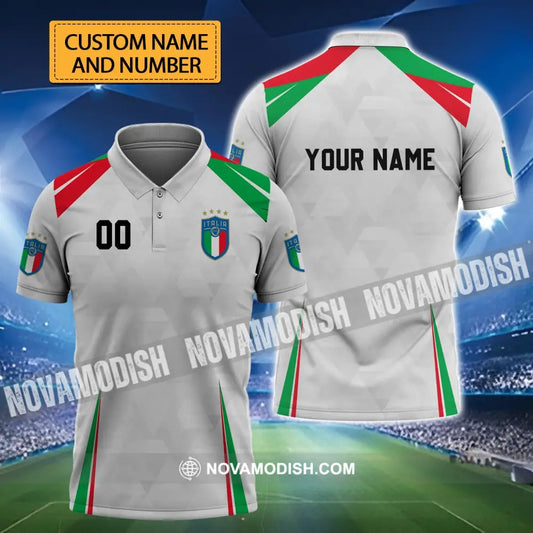 Unisex Shirt - Custom Name And Number Euro 2024 Shirt Italia Team T-shirt