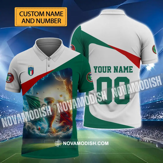 Unisex Shirt - Custom Name And Number Euro 2024 Italy Cup Shirt T-shirt