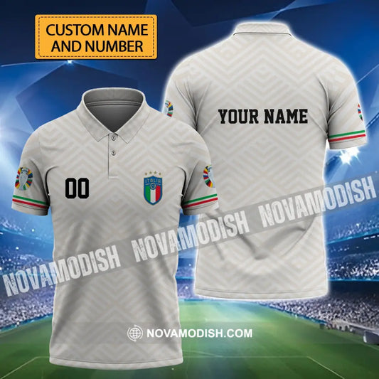 Unisex Shirt - Custom Name And Number Euro 2024 Shirt Italy National Team T-shirt