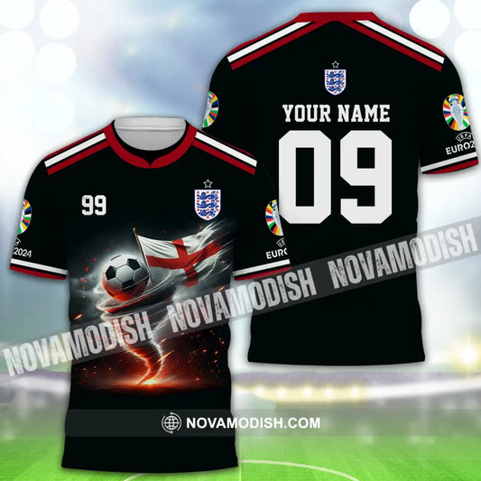 Unisex Shirt - Custom Name And Number Shirt Euro 2024 National Team England T-Shirt / S T-shirt