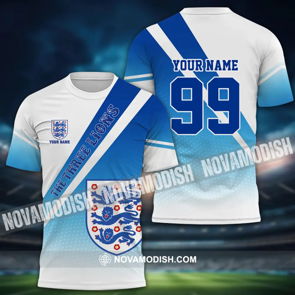 Unisex Shirt - Custom Name And Number Shirt Euro 2024 National Team England Team T-Shirt / S T-shirt
