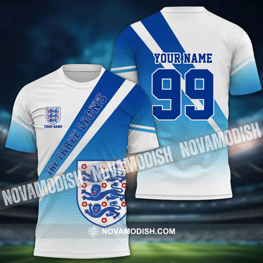 Unisex Shirt - Custom Name And Number Shirt Euro 2024 National Team England Team T-Shirt / S T-shirt