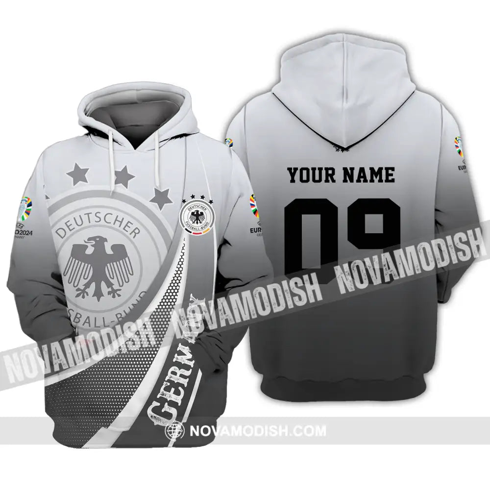 Unisex Shirt - Custom Name And Number Shirt Euro 2024 National Team Germany Deutsche Hoodie / S T-shirt