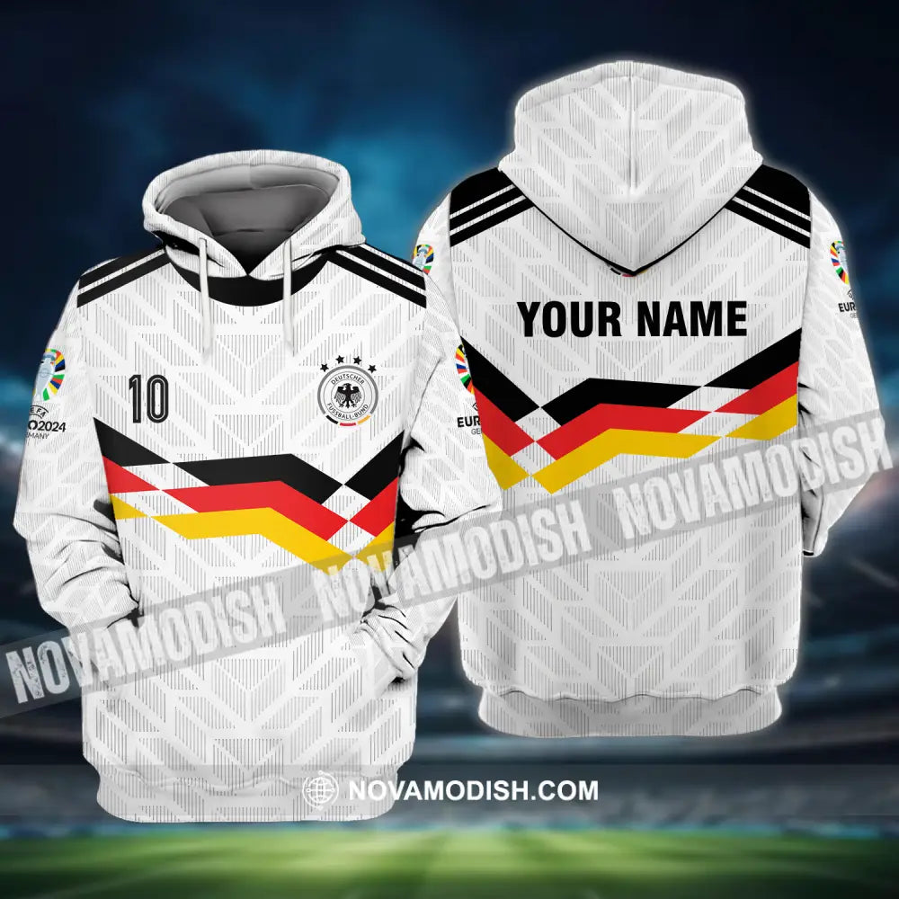 Unisex Shirt - Custom Name And Number Shirt Euro 2024 National Team Germany Hoodie / S T-shirt