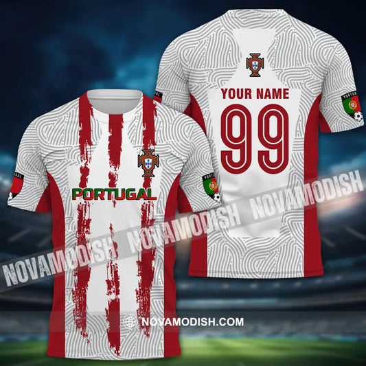 Unisex Shirt - Custom Name And Number Shirt Euro 2024 Portugal National Team Shirt T-Shirt / S T-shirt