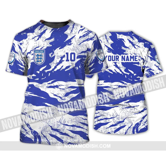 Unisex Shirt - Custom Name And Number Shirt Euro 2024 Team Shirt England National Team T-Shirt / S T-shirt
