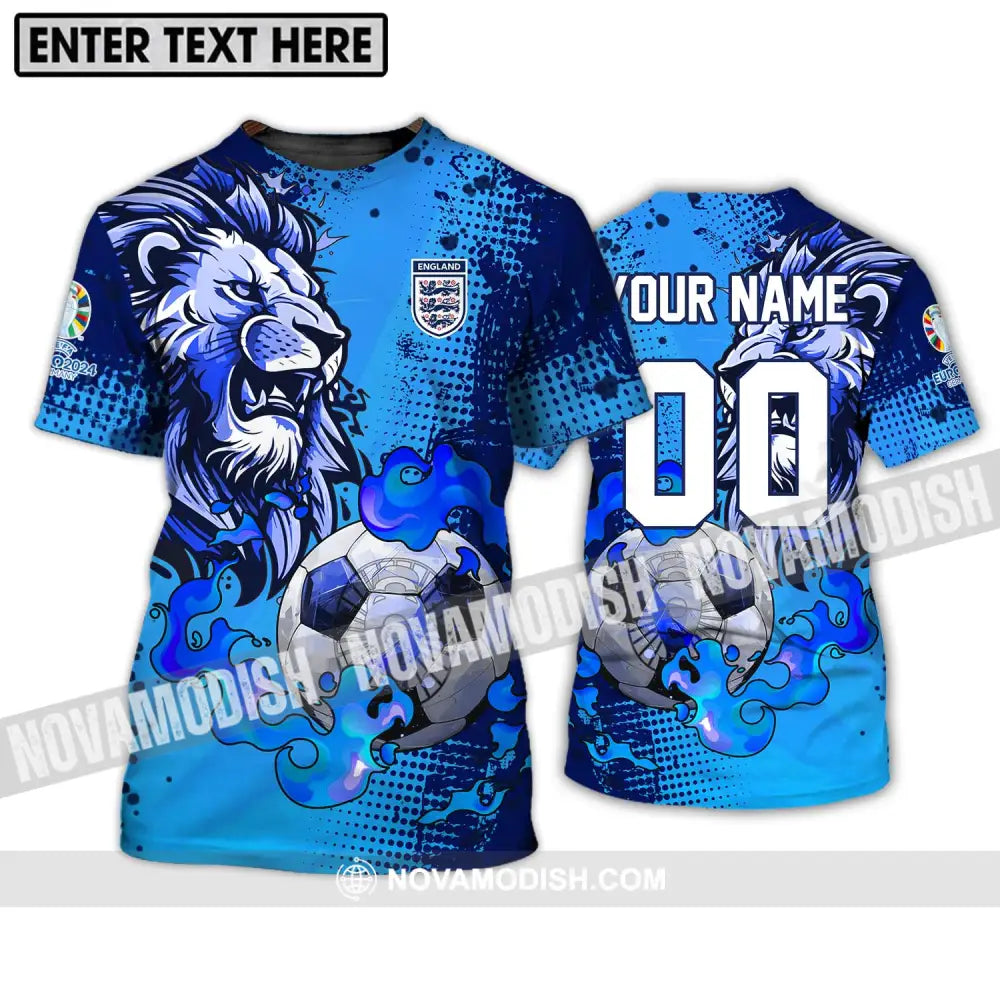 Unisex Shirt - Custom Name And Number Shirt Euro 2024 Team Shirt England Team T-Shirt / S T-shirt