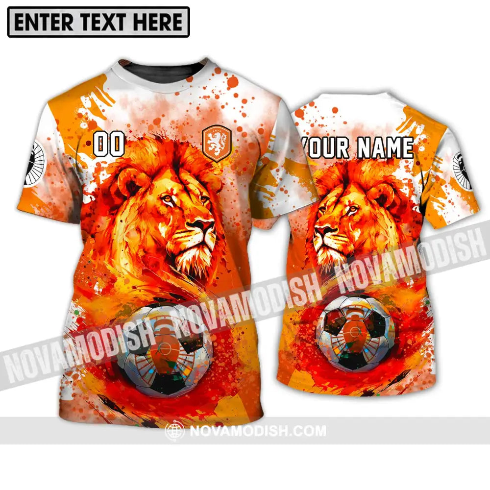 Unisex Shirt - Custom Name And Number Euro 2024 Shirt The Royal Dutch Netherlands T-Shirt / S T-shirt