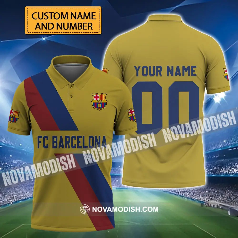 Unisex Shirt - Custom Name And Number Shirt FC Barcelona Shirt T-shirt
