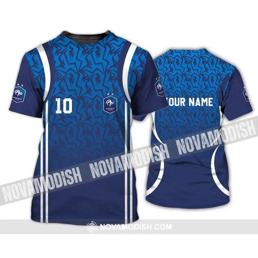 Unisex Shirt - Custom Name And Number Shirt France Team Lover Shirt Euro 2024 T-Shirt / S T-shirt