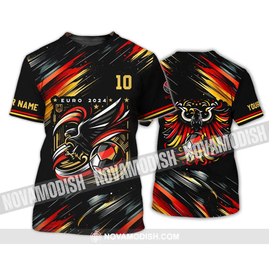 Unisex Shirt - Custom Name And Number Germany Euro 2024 Eagle Shirt T-Shirt / S T-shirt